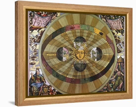 Copernican Universe-null-Framed Premier Image Canvas