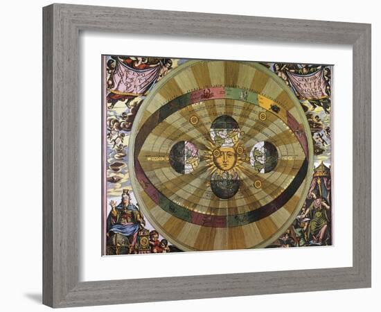 Copernican Universe-null-Framed Giclee Print