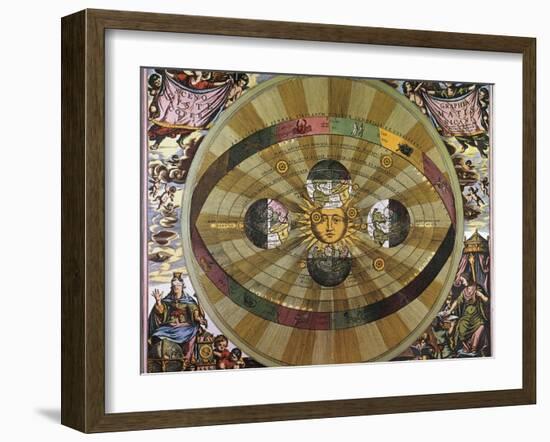 Copernican Universe-null-Framed Giclee Print