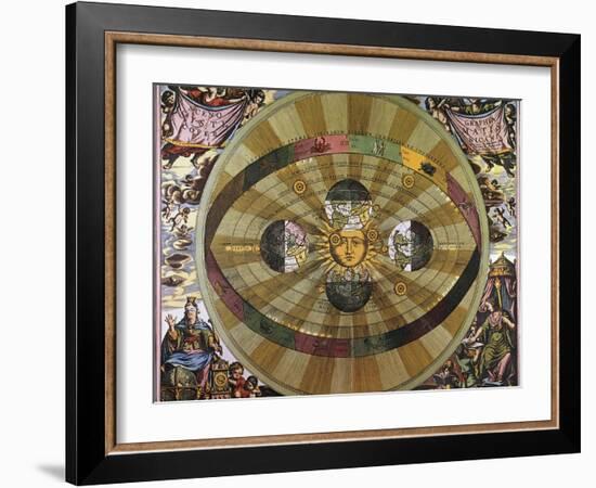 Copernican Universe-null-Framed Giclee Print