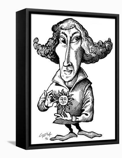 Copernicus, Caricature-Gary Gastrolab-Framed Premier Image Canvas
