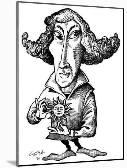 Copernicus, Caricature-Gary Gastrolab-Mounted Photographic Print