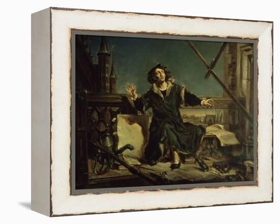 Copernicus in the Tower at Frombork-Jan Matejko-Framed Premier Image Canvas