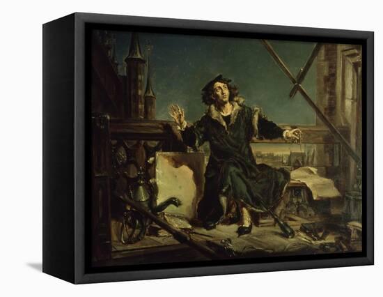 Copernicus in the Tower at Frombork-Jan Matejko-Framed Premier Image Canvas