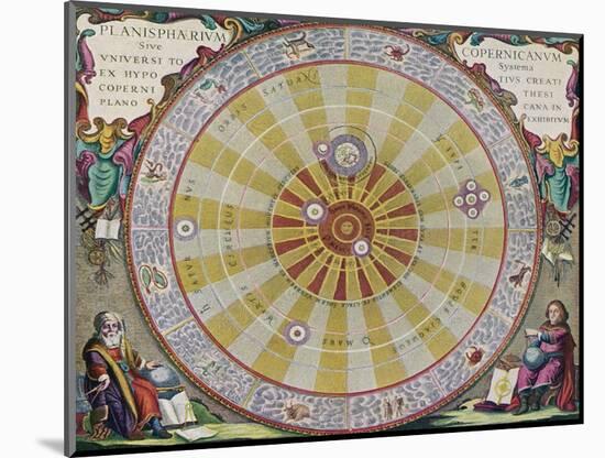 Copernicus's System-Andreas Cellarius-Mounted Photographic Print