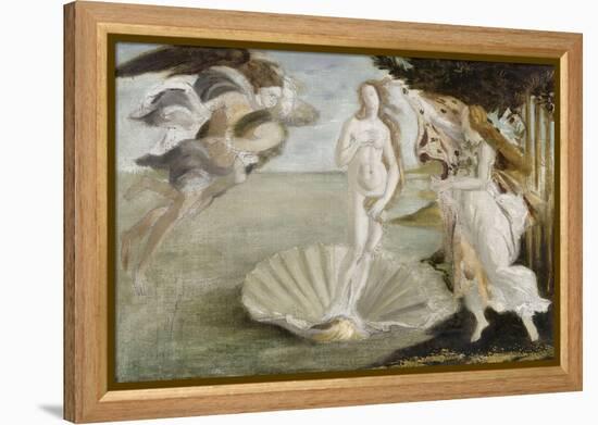 Copie d'après Botticelli : Naissance de Vénus (Offices, Florence)-Sandro Botticelli-Framed Premier Image Canvas