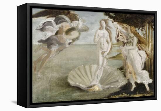 Copie d'après Botticelli : Naissance de Vénus (Offices, Florence)-Sandro Botticelli-Framed Premier Image Canvas