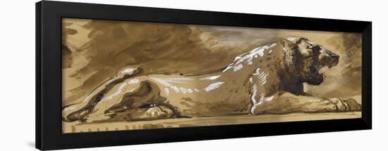 Copie d'après un lion-Gustave Moreau-Framed Giclee Print