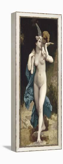 Copie de "La femme et l'Amour" de Bouguereau-William Adolphe Bouguereau-Framed Premier Image Canvas