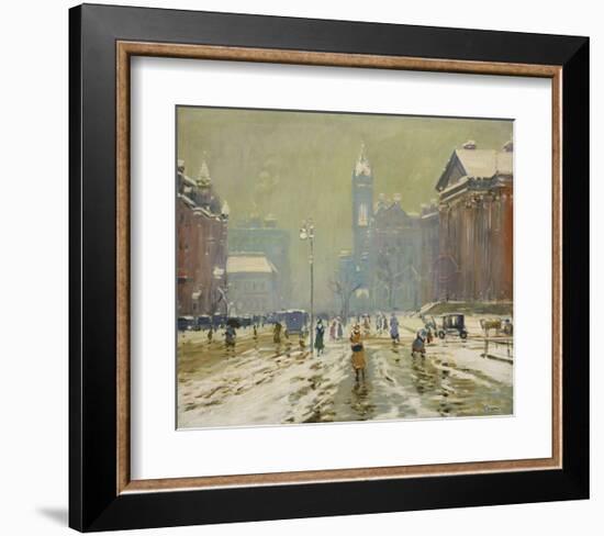 Copley Square, Boston, about 1908-Arthur Clifton Goodwin-Framed Art Print