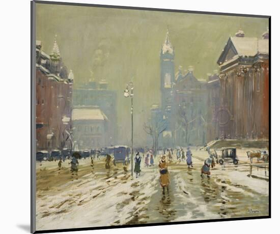 Copley Square, Boston, about 1908-Arthur Clifton Goodwin-Mounted Art Print