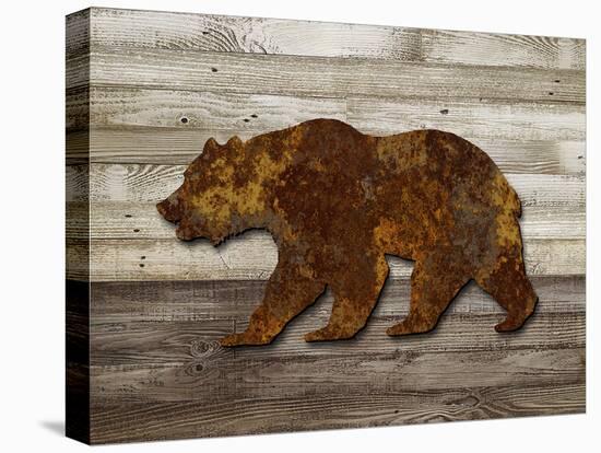 Copper Bear-Mark Chandon-Framed Stretched Canvas