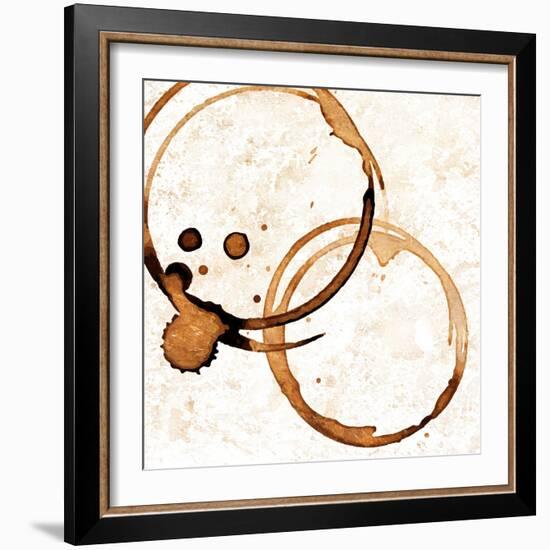 Copper Circles 1-Kimberly Allen-Framed Art Print