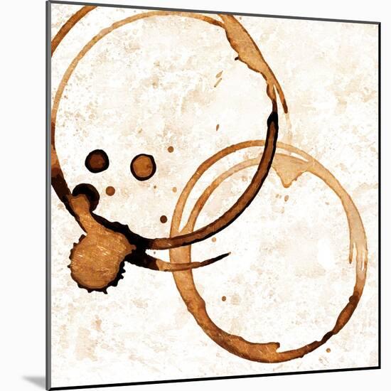 Copper Circles 1-Kimberly Allen-Mounted Art Print