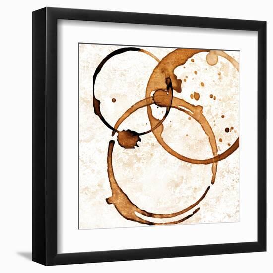 Copper Circles 2-Kimberly Allen-Framed Art Print