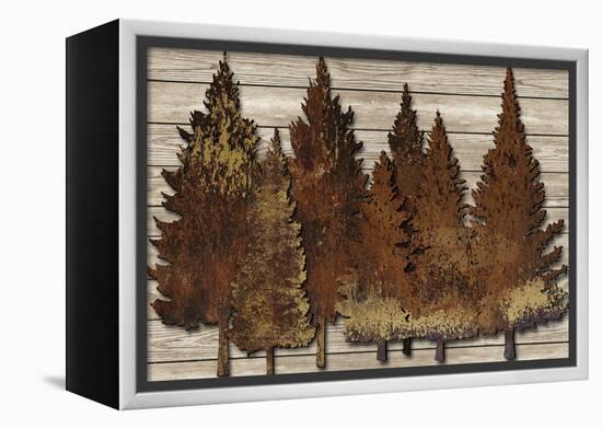 Copper Forest-Mark Chandon-Framed Stretched Canvas