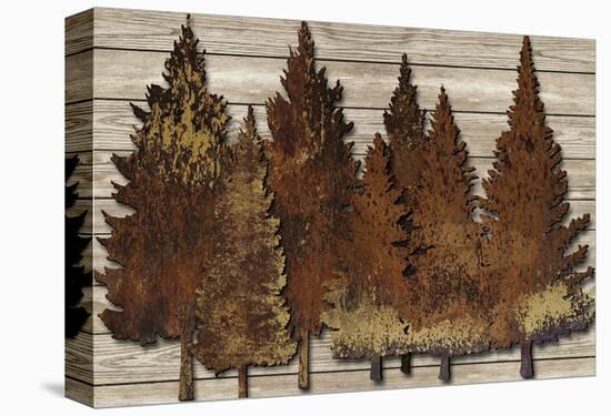 Copper Forest-Mark Chandon-Framed Stretched Canvas