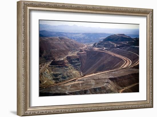 Copper Mine, Arizona, USA-Arno Massee-Framed Photographic Print