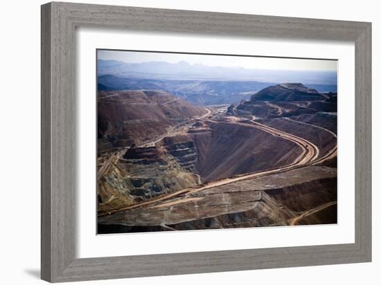 Copper Mine, Arizona, USA-Arno Massee-Framed Photographic Print