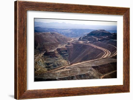 Copper Mine, Arizona, USA-Arno Massee-Framed Photographic Print