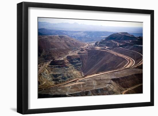 Copper Mine, Arizona, USA-Arno Massee-Framed Photographic Print