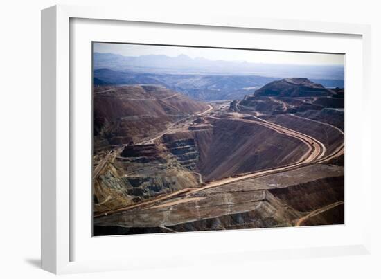 Copper Mine, Arizona, USA-Arno Massee-Framed Photographic Print