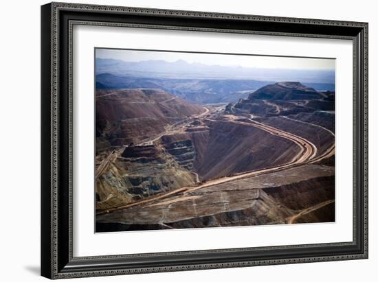 Copper Mine, Arizona, USA-Arno Massee-Framed Photographic Print