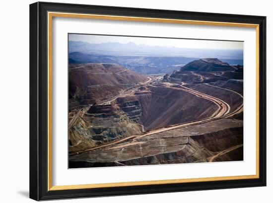 Copper Mine, Arizona, USA-Arno Massee-Framed Photographic Print