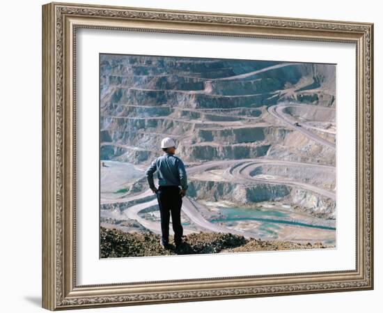 Copper Mining-Adam Woolfitt-Framed Photographic Print