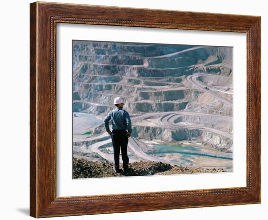 Copper Mining-Adam Woolfitt-Framed Photographic Print