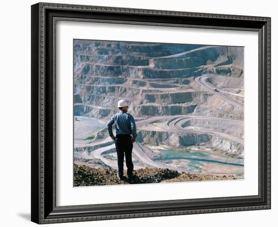 Copper Mining-Adam Woolfitt-Framed Photographic Print