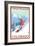 Copper Mountain, Colorado - Downhill Snowboarder-Lantern Press-Framed Art Print