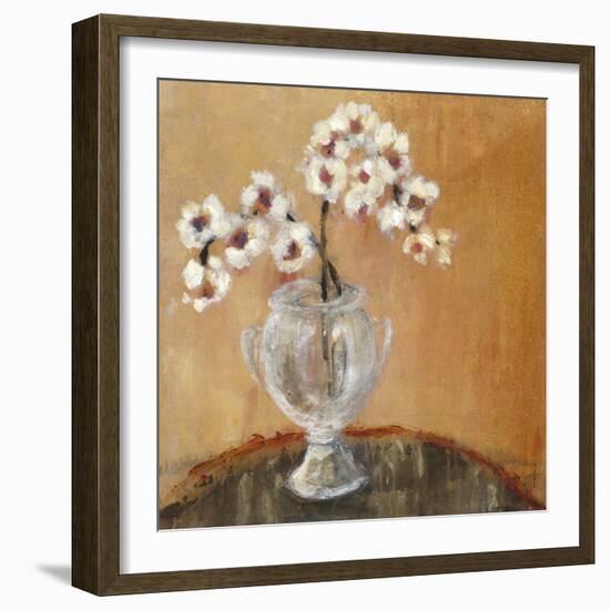 Copper Orchids I-Hollack-Framed Giclee Print