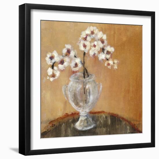 Copper Orchids I-Hollack-Framed Giclee Print