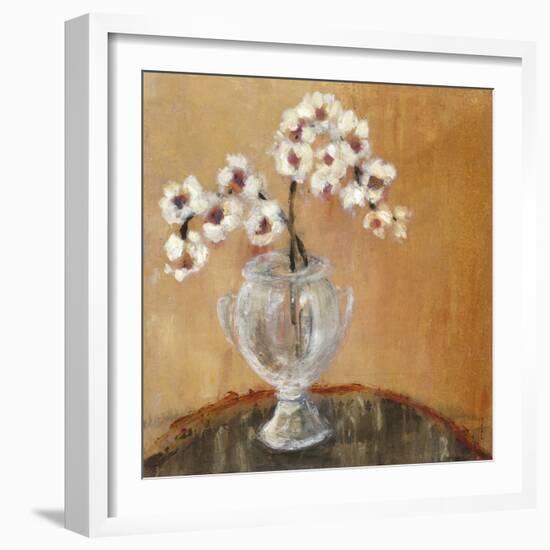 Copper Orchids I-Hollack-Framed Giclee Print