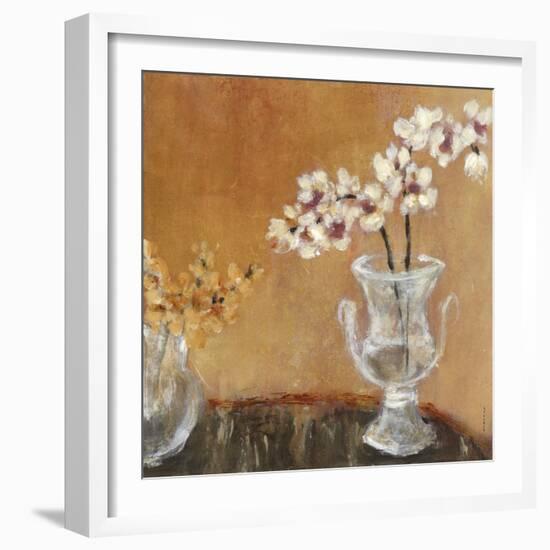 Copper Orchids II-Hollack-Framed Giclee Print