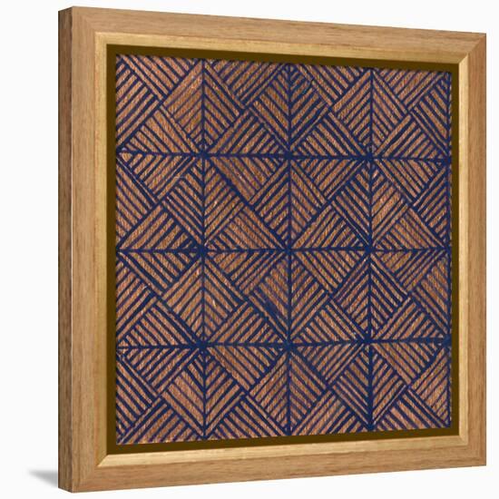 Copper Pattern II-Kathrine Lovell-Framed Stretched Canvas