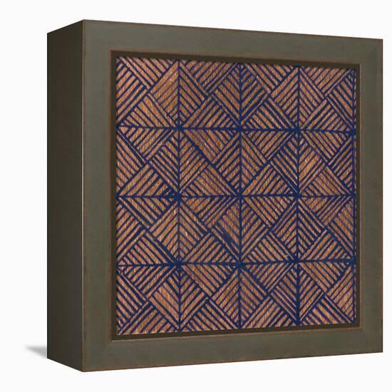 Copper Pattern II-Kathrine Lovell-Framed Stretched Canvas