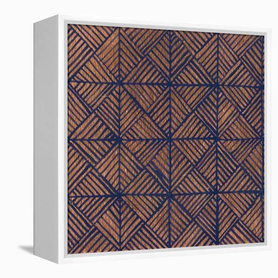 Copper Pattern II-Kathrine Lovell-Framed Stretched Canvas