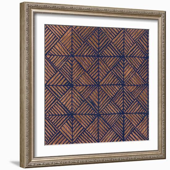 Copper Pattern II-Kathrine Lovell-Framed Art Print