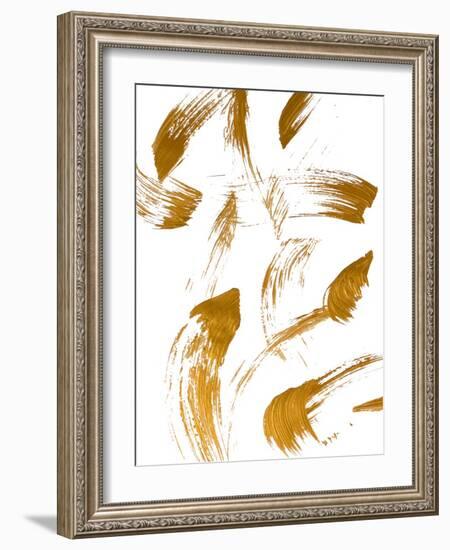 Copper Strokes I-Susan Bryant-Framed Art Print