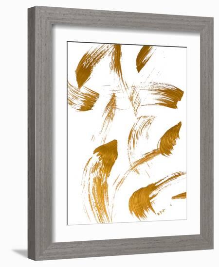 Copper Strokes I-Susan Bryant-Framed Art Print