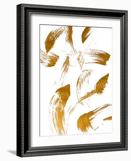 Copper Strokes I-Susan Bryant-Framed Art Print