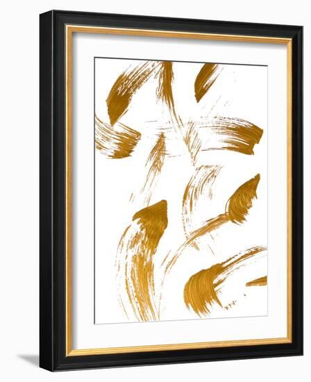 Copper Strokes I-Susan Bryant-Framed Art Print