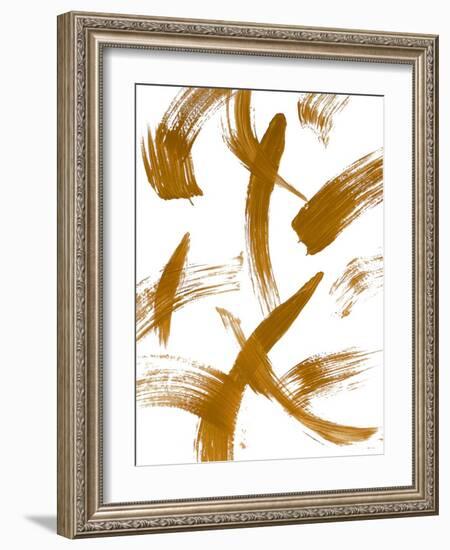 Copper Strokes II-Susan Bryant-Framed Art Print