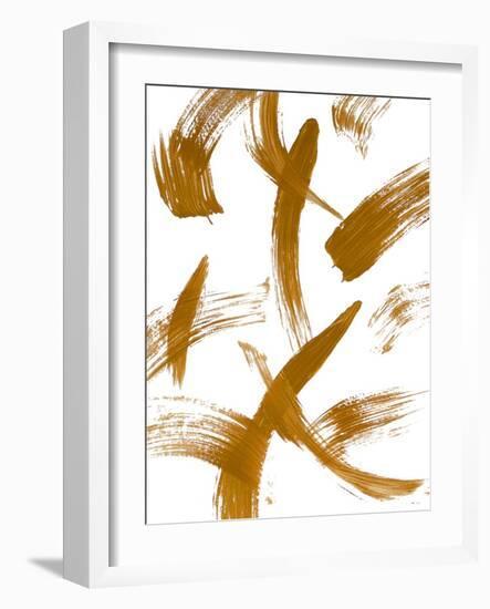 Copper Strokes II-Susan Bryant-Framed Art Print