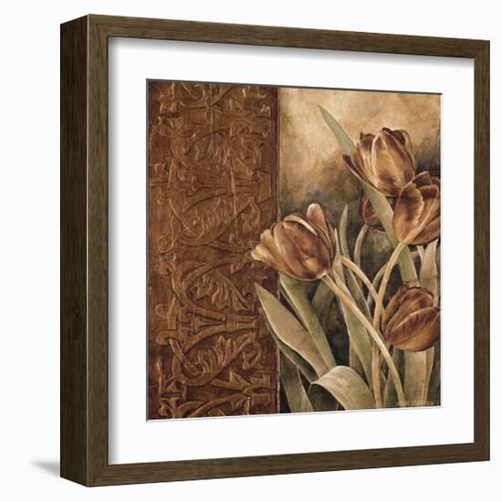 Copper Tulips I-Linda Thompson-Framed Giclee Print