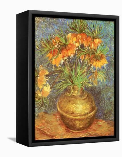 Copper Vase with Flowers, 1887-Vincent van Gogh-Framed Premier Image Canvas