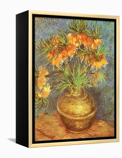 Copper Vase with Flowers, 1887-Vincent van Gogh-Framed Premier Image Canvas