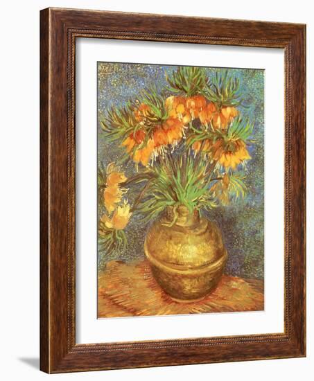 Copper Vase with Flowers, 1887-Vincent van Gogh-Framed Giclee Print